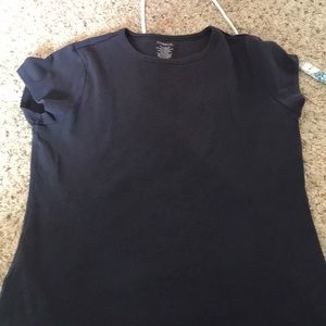 Plain blue short sleeve